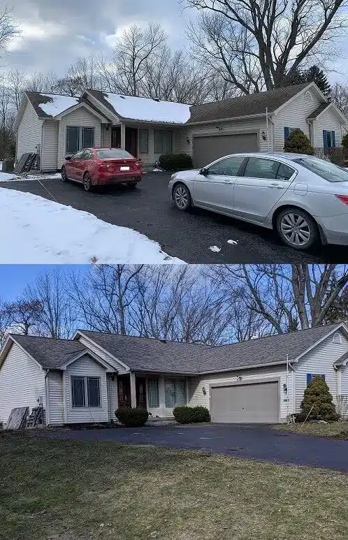 Reliable roofing service project