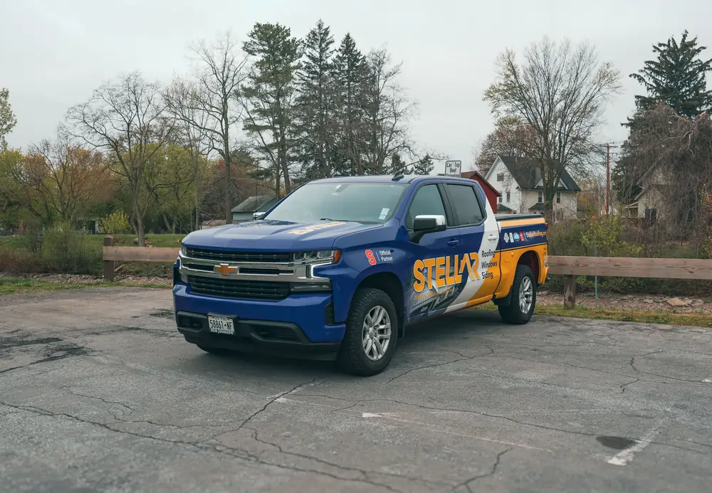 Stellar Roofing truck spotted in the community